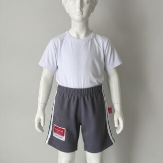 Bermuda Feminina do uniforme do Colégio Parthenon, vista de frente