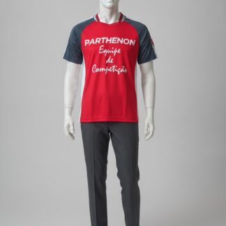 Camiseta de Treino do uniforme do Colégio Parthenon, vista de frente