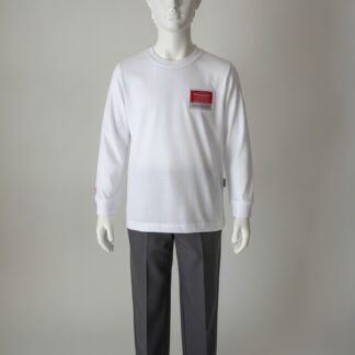 Camiseta Manga Longa do uniforme do Colégio Parthenon, vista de frente