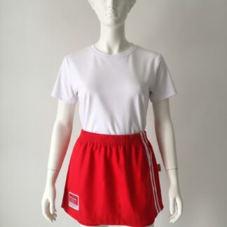 Saia-Short do uniforme do Colégio Parthenon, vista de frente